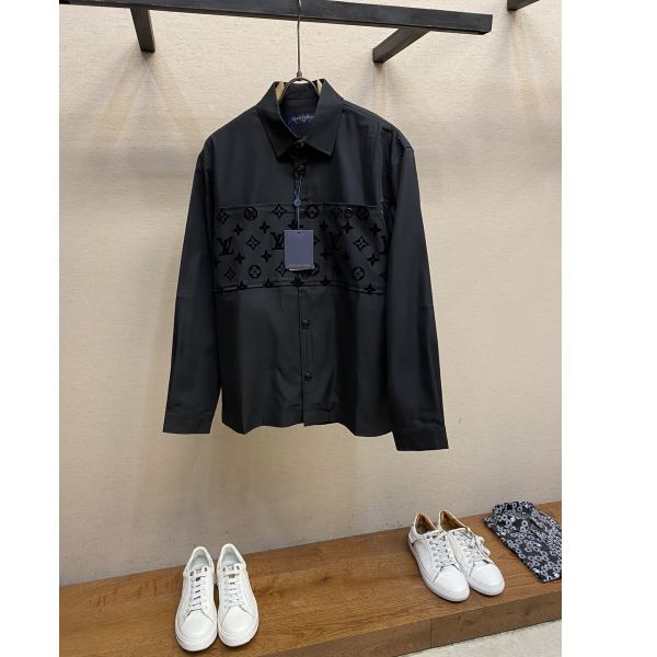 designer,replica,clothing,fake,1:1,lv,luxury,high quality 23/L* men’s long-sleeved jacket