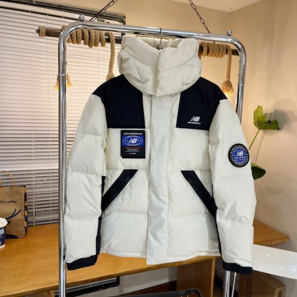designer,replica,clothing,fake,1:1,lv,luxury,high quality 23/New Balance men’s new long-sleeved down jacket