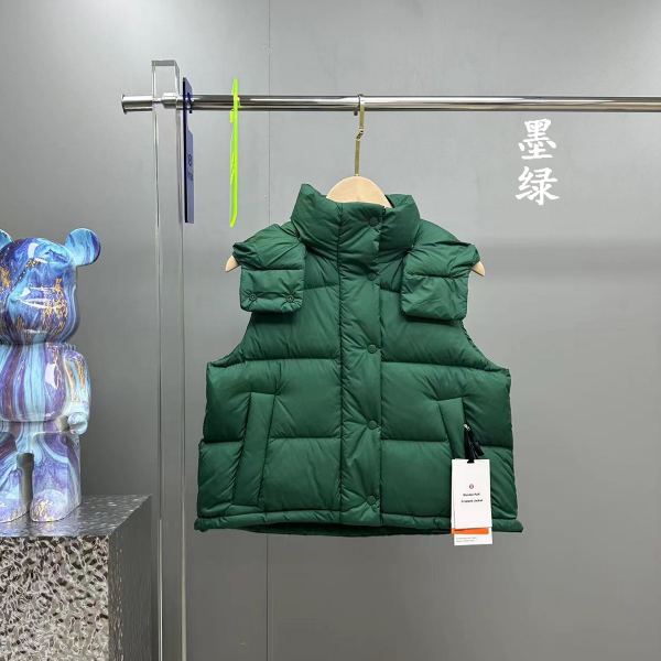 designer,replica,clothing,fake,1:1,lv,luxury,high quality 23/lululemon women’s new sleeveless down vest