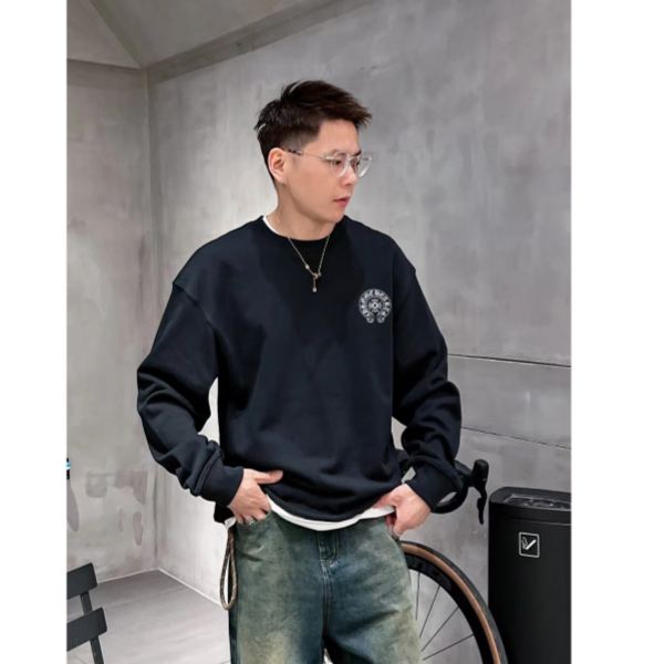 designer,replica,clothing,fake,1:1,lv,luxury,high quality 23/ChromeHearts men’s new long-sleeved T-shirt