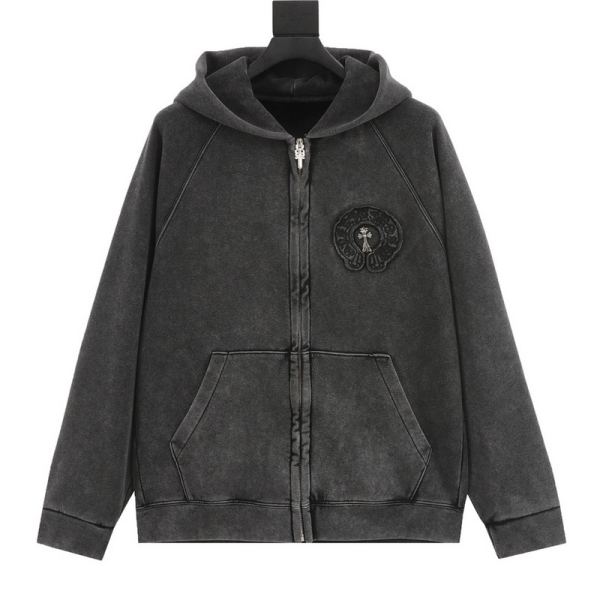 designer,replica,clothing,fake,1:1,lv,luxury,high quality 24/ChromeHearts new long-sleeved jacket for men and women