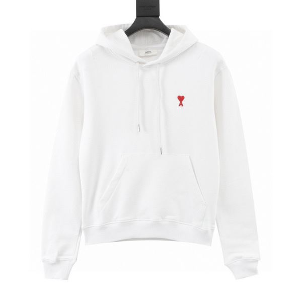 designer,replica,clothing,fake,1:1,lv,luxury,high quality 24/AMI new long-sleeved hooded sweatshirt for men and women