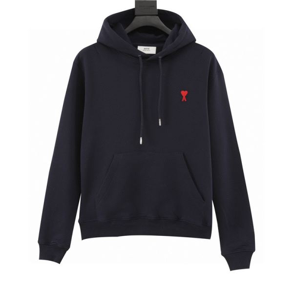 designer,replica,clothing,fake,1:1,lv,luxury,high quality 24/AMI new long-sleeved hooded sweatshirt for men and women