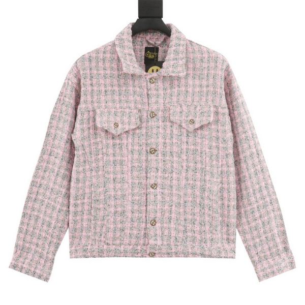 designer,replica,clothing,fake,1:1,lv,luxury,high quality 24/Drew House new long-sleeved jacket for men and women