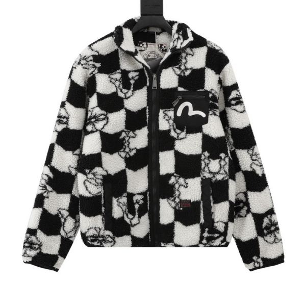 designer,replica,clothing,fake,1:1,lv,luxury,high quality 24/Evisu new long-sleeved jacket for men and women