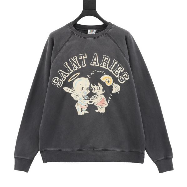 designer,replica,clothing,fake,1:1,lv,luxury,high quality 24/SAINT MICHAEL new long-sleeved T-shirt for men and women
