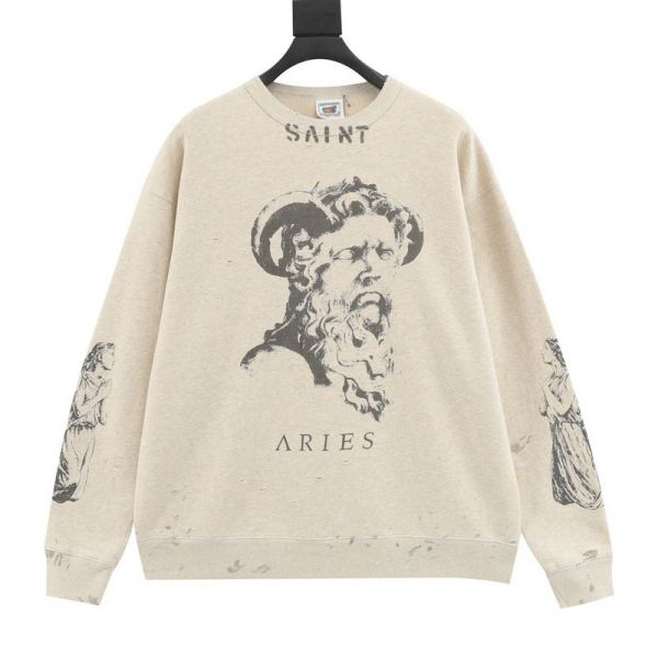 designer,replica,clothing,fake,1:1,lv,luxury,high quality 24/SAINT MICHAEL new long-sleeved T-shirt for men and women