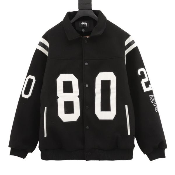designer,replica,clothing,fake,1:1,lv,luxury,high quality 24/Stussy new long-sleeved jacket for men and women