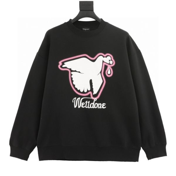 designer,replica,clothing,fake,1:1,lv,luxury,high quality 24/WE11 DONE new long-sleeved T-shirt for men and women
