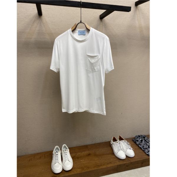 designer,replica,clothing,fake,1:1,lv,luxury,high quality 24/Prada men’s fashion casual short-sleeved T-shirt