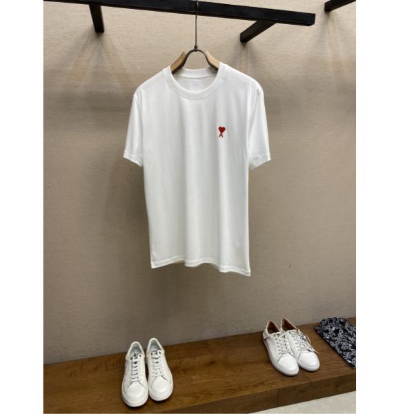 designer,replica,clothing,fake,1:1,lv,luxury,high quality 24/AMI men’s fashion casual short-sleeved T-shirt