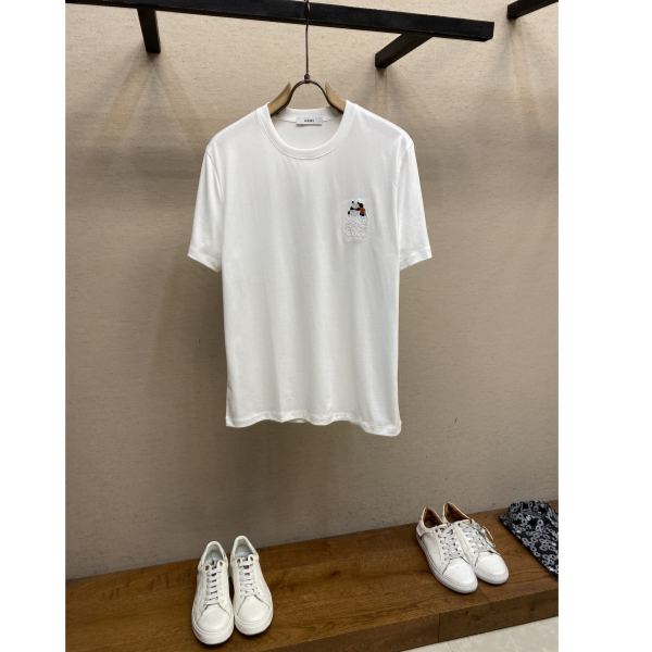 designer,replica,clothing,fake,1:1,lv,luxury,high quality 24/Loewe men’s fashionable casual short-sleeved T-shirt