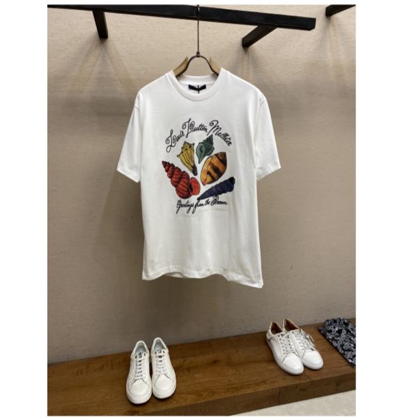 designer,replica,clothing,fake,1:1,lv,luxury,high quality 24/’L* men’s fashion casual short-sleeved T-shirt