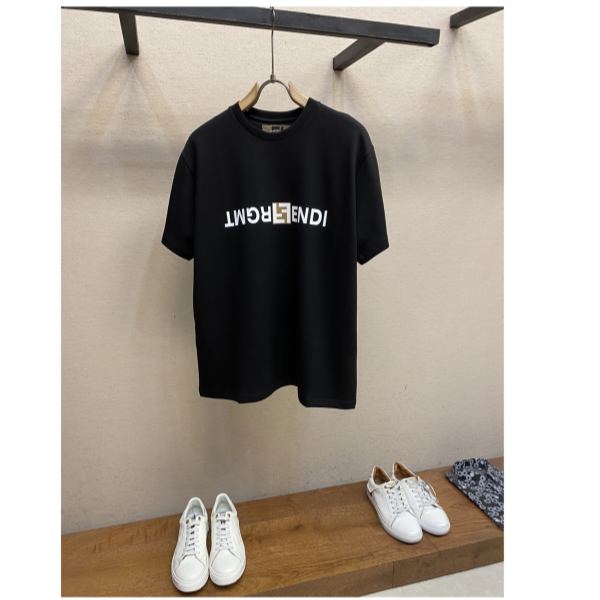 designer,replica,clothing,fake,1:1,lv,luxury,high quality 24/Fendi men’s fashion casual short-sleeved T-shirt