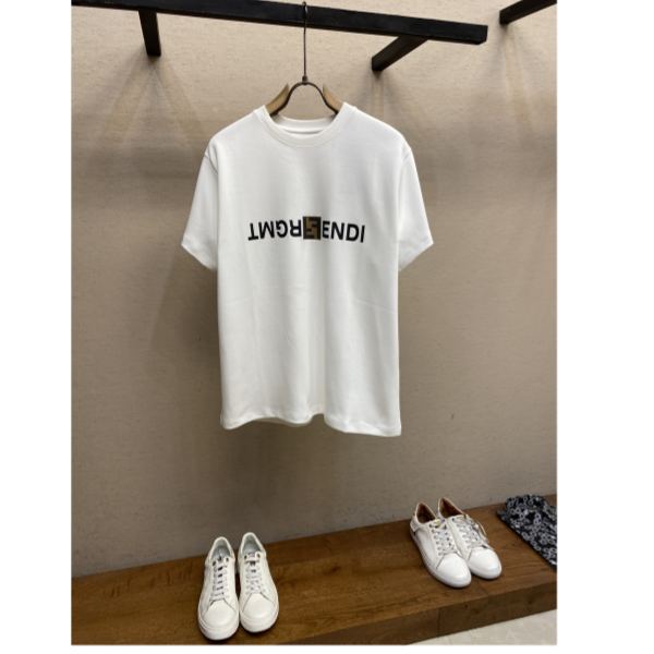 designer,replica,clothing,fake,1:1,lv,luxury,high quality 24/Fendi men’s fashion casual short-sleeved T-shirt