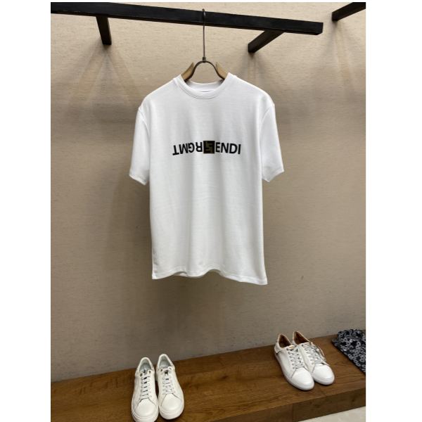 designer,replica,clothing,fake,1:1,lv,luxury,high quality 24/Fendi men’s fashion casual short-sleeved T-shirt