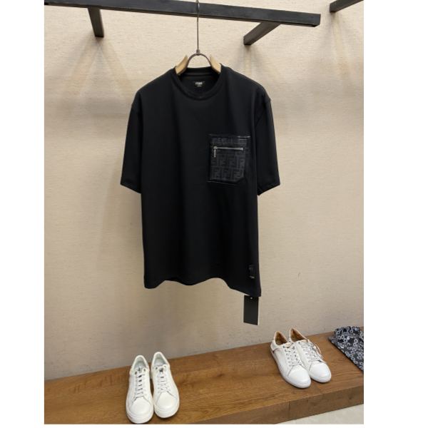 designer,replica,clothing,fake,1:1,lv,luxury,high quality 24/Fendi men’s fashion casual short-sleeved T-shirt