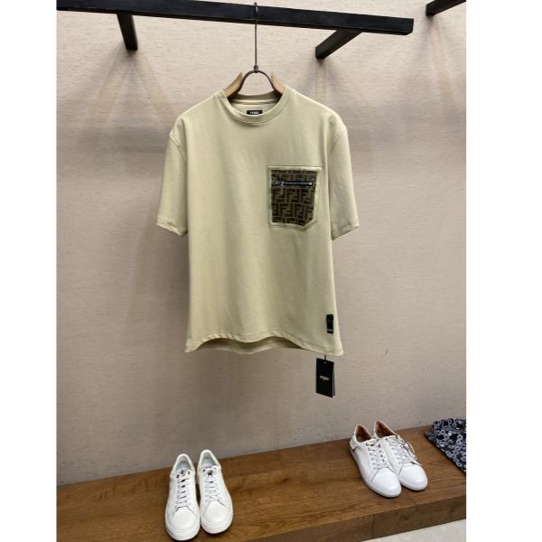 designer,replica,clothing,fake,1:1,lv,luxury,high quality 24/Fendi men’s fashion casual short-sleeved T-shirt