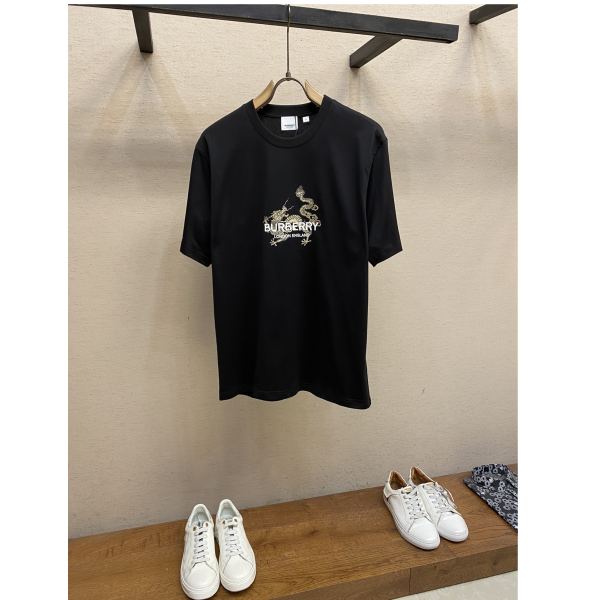 designer,replica,clothing,fake,1:1,lv,luxury,high quality 24/Burberry men’s fashion casual short-sleeved T-shirt