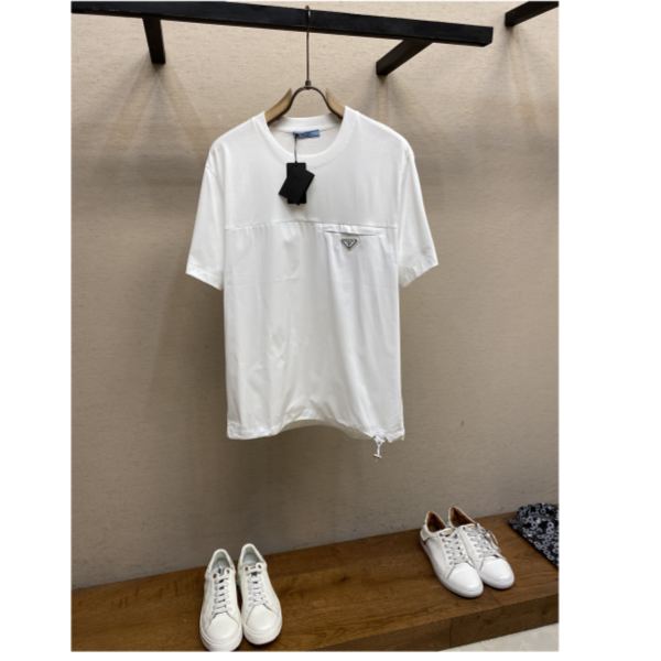 designer,replica,clothing,fake,1:1,lv,luxury,high quality 24/Prada men’s fashion casual short-sleeved T-shirt