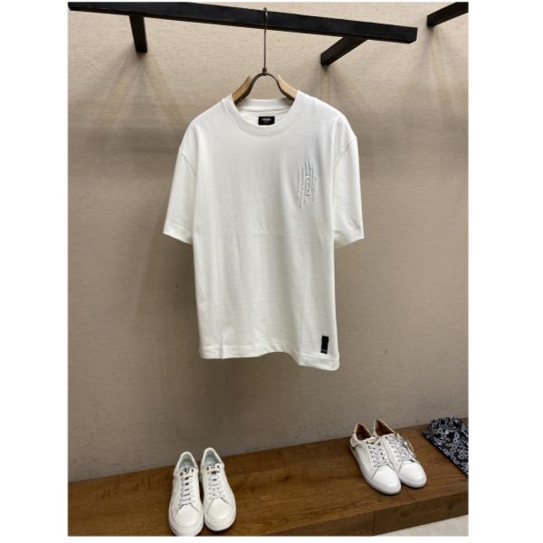 designer,replica,clothing,fake,1:1,lv,luxury,high quality 24/Fendi men’s fashion casual short-sleeved T-shirt