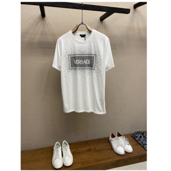 designer,replica,clothing,fake,1:1,lv,luxury,high quality 24/VERSACE men’s fashion casual short-sleeved T-shirt
