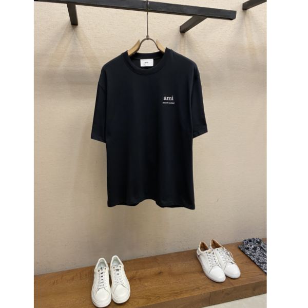 designer,replica,clothing,fake,1:1,lv,luxury,high quality 24/AMI men’s fashion casual short-sleeved T-shirt