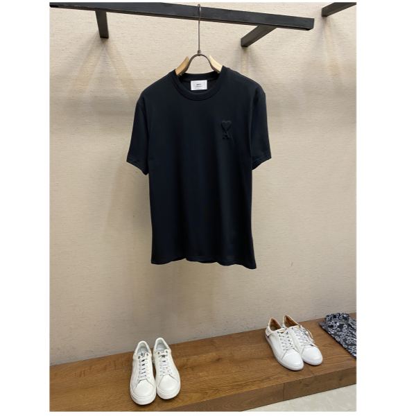 designer,replica,clothing,fake,1:1,lv,luxury,high quality 24/AMI men’s fashion casual short-sleeved T-shirt