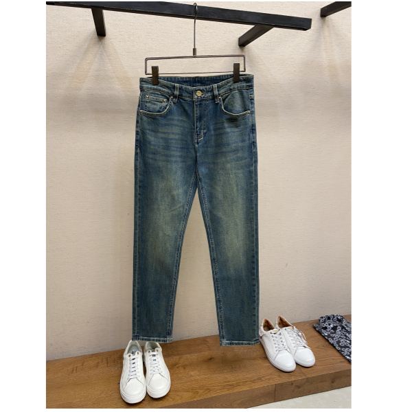 designer,replica,clothing,fake,1:1,lv,luxury,high quality 24/’L* men’s fashionable casual denim trousers