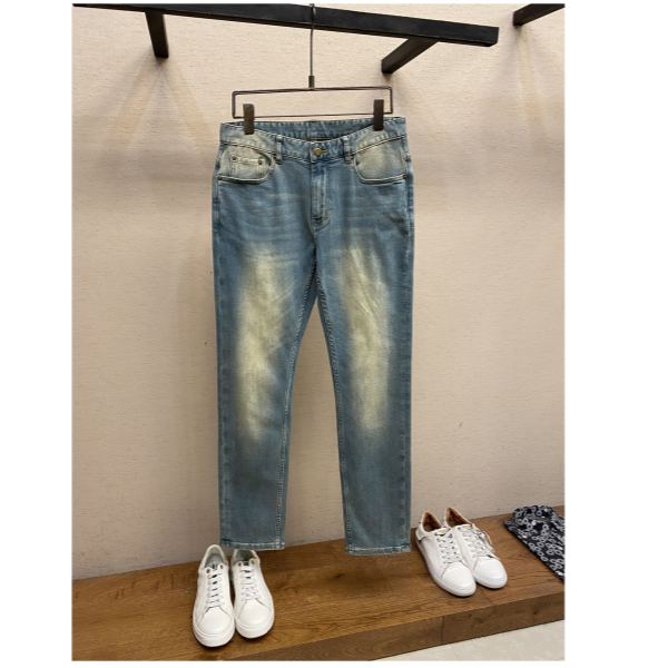 designer,replica,clothing,fake,1:1,lv,luxury,high quality 24/Burberry men’s fashionable casual denim trousers