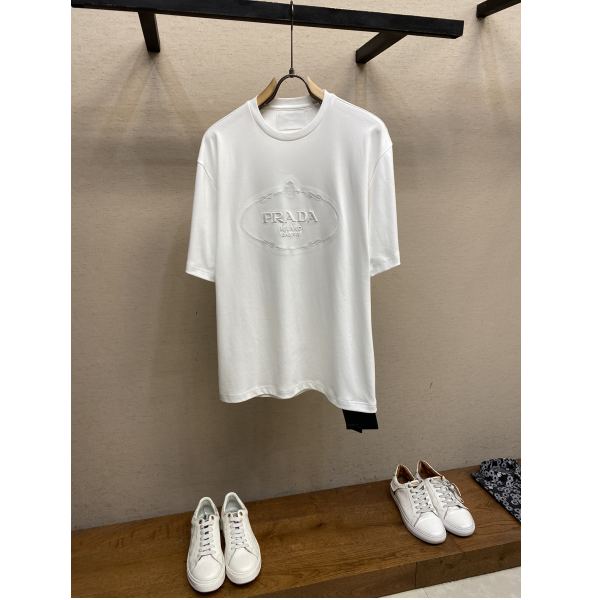 designer,replica,clothing,fake,1:1,lv,luxury,high quality 24/Prada men’s fashion casual short-sleeved T-shirt