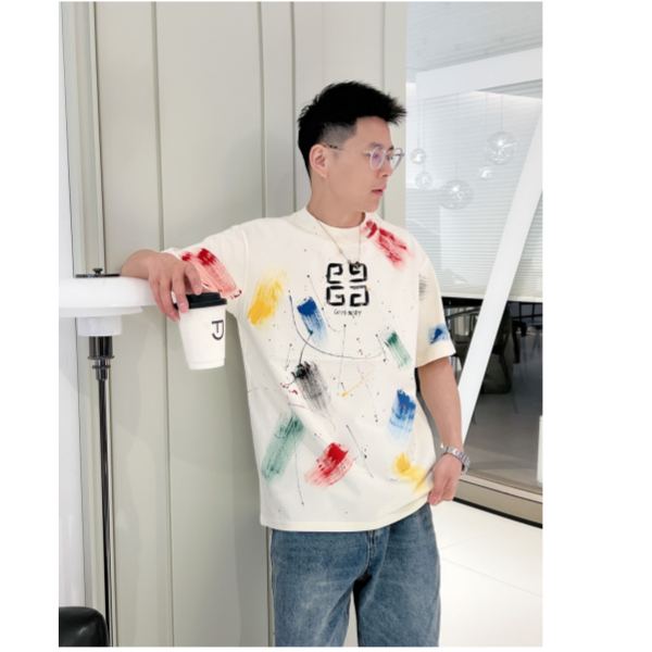 designer,replica,clothing,fake,1:1,lv,luxury,high quality 24/Givenchy new short-sleeved T-shirt