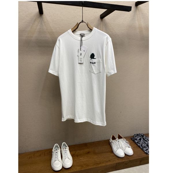 designer,replica,clothing,fake,1:1,lv,luxury,high quality 24/Dior men’s short-sleeved T-shirt