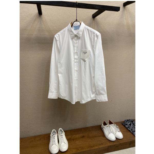 designer,replica,clothing,fake,1:1,lv,luxury,high quality 24/Prada men’s long-sleeved shirt