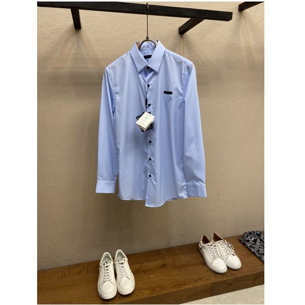 designer,replica,clothing,fake,1:1,lv,luxury,high quality 24/Prada men’s long-sleeved shirt