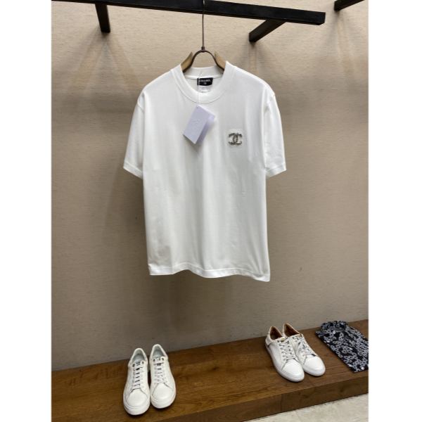 designer,replica,clothing,fake,1:1,lv,luxury,high quality 24/Chonel men’s short-sleeved T-shirt