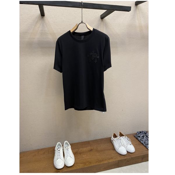 designer,replica,clothing,fake,1:1,lv,luxury,high quality 24/ChromeHearts men’s short-sleeved T-shirt
