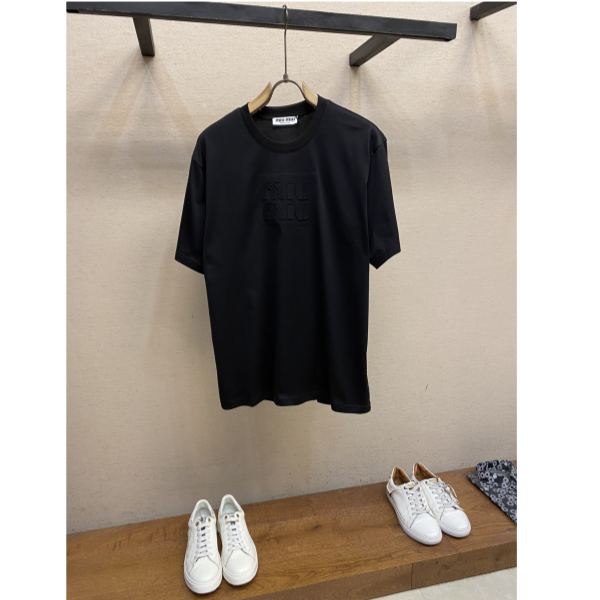 designer,replica,clothing,fake,1:1,lv,luxury,high quality 24/Miu Miu men’s short-sleeved T-shirt