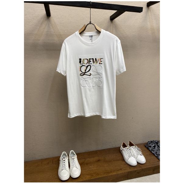 designer,replica,clothing,fake,1:1,lv,luxury,high quality 24/Loewe men’s short-sleeved T-shirt