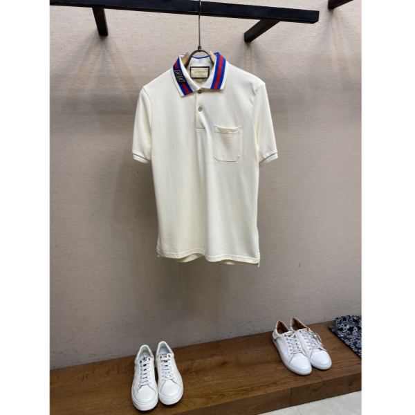 designer,replica,clothing,fake,1:1,lv,luxury,high quality 24/Gucci men’s lapel short-sleeved T-shirt