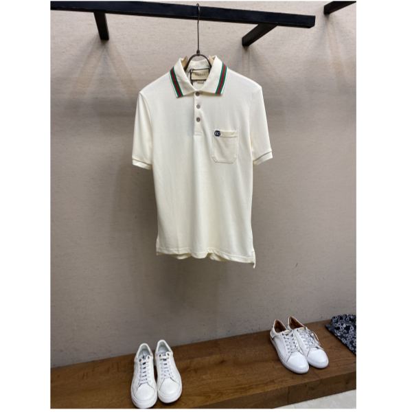 designer,replica,clothing,fake,1:1,lv,luxury,high quality 24/Gucci men’s lapel short-sleeved T-shirt