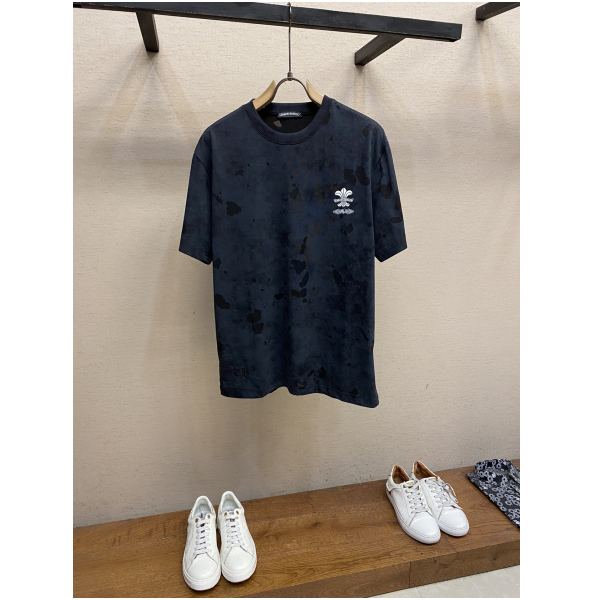 designer,replica,clothing,fake,1:1,lv,luxury,high quality 24/ChromeHearts men’s short-sleeved T-shirt