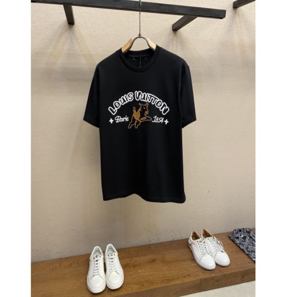 designer,replica,clothing,fake,1:1,lv,luxury,high quality 24/L* men’s short-sleeved T-shirt