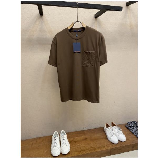 designer,replica,clothing,fake,1:1,lv,luxury,high quality 24/L* men’s short-sleeved T-shirt