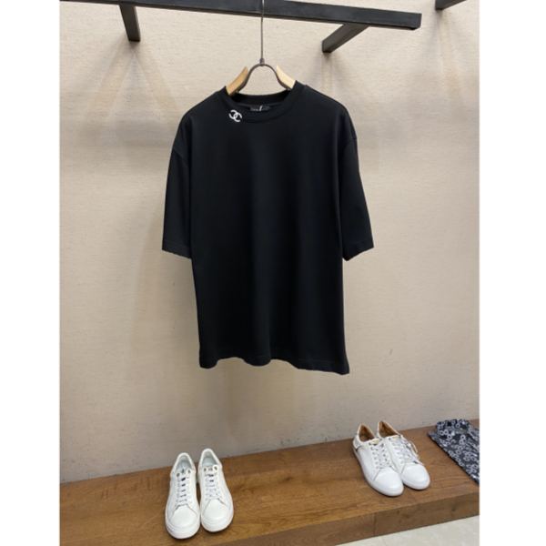 designer,replica,clothing,fake,1:1,lv,luxury,high quality 24/Chonel men’s short-sleeved T-shirt
