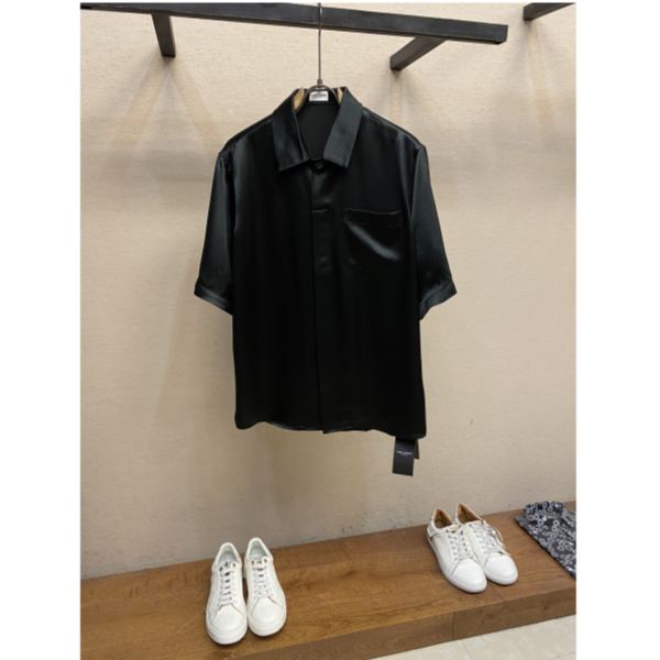 designer,replica,clothing,fake,1:1,lv,luxury,high quality 24/YSL men’s short-sleeved shirt