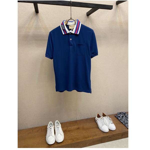designer,replica,clothing,fake,1:1,lv,luxury,high quality 24/Gucci men’s lapel short-sleeved T-shirt