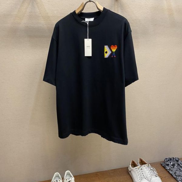 designer,replica,clothing,fake,1:1,lv,luxury,high quality AMI Emma 2024FW Summer 520 Rainbow Capsule Series Special Edition