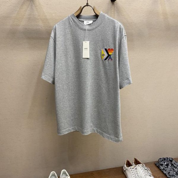 designer,replica,clothing,fake,1:1,lv,luxury,high quality AMI Emma 2024FW Summer 520 Rainbow Capsule Series Special Edition