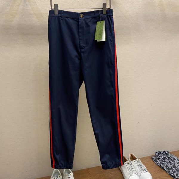 designer,replica,clothing,fake,1:1,lv,luxury,high quality Gucci GC 2023ss webbing casual pants customized